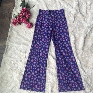 Kaeli Smith Leopard Cheetah Patterned Wide-Leg Pants